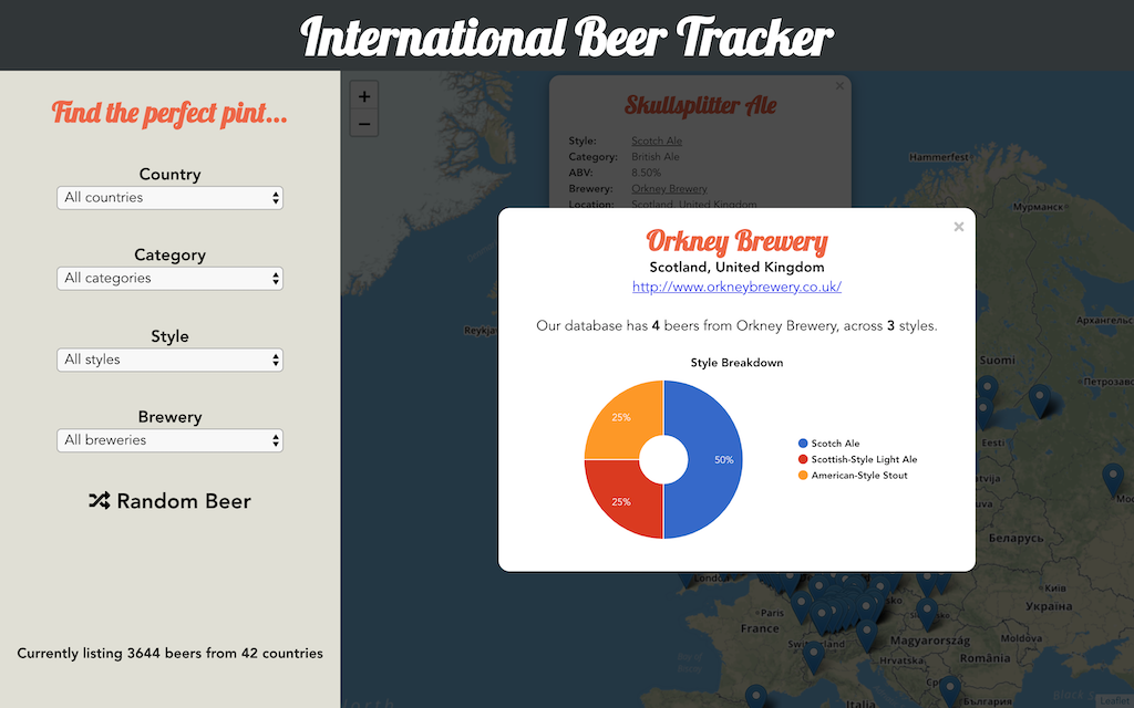 Beer Tracker Screenshot