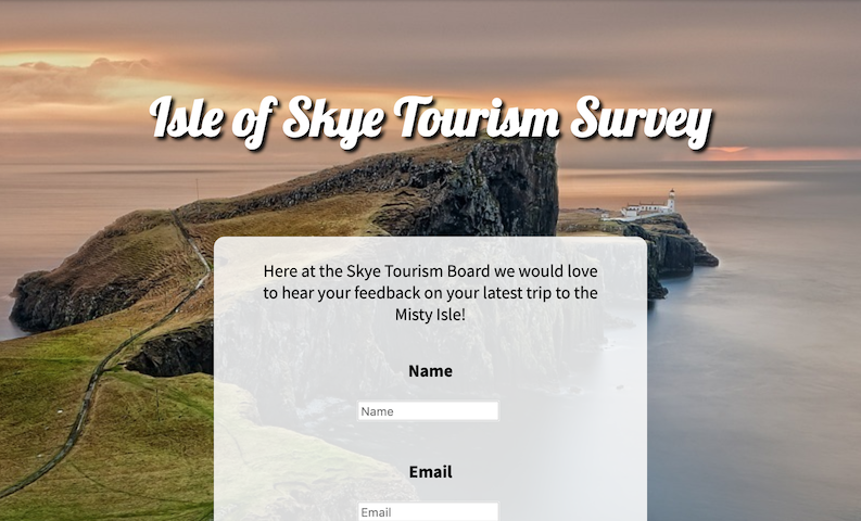 Isle of Skye Survey screenshot